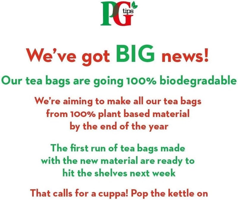 PG Tips Black Tea Pyramid Tea Bags - 40 Count (Pack of 2) - Image 4